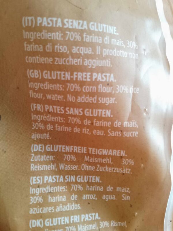 PATES SANS GLUTEN – Image 2